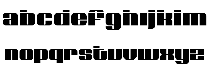Nolo Contendre Laser Font LOWERCASE