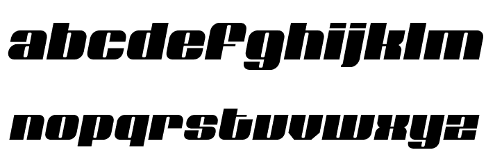 Nolo Contendre Semi-Italic Font LOWERCASE