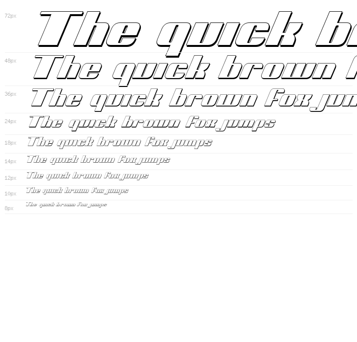 Nolo Contendre Shadow Italic Waterfall