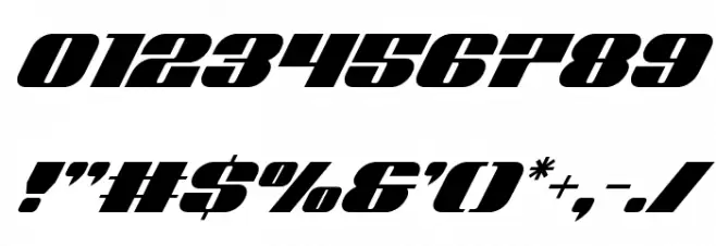 Nolo Contendre Super-Italic Font OTHER CHARS