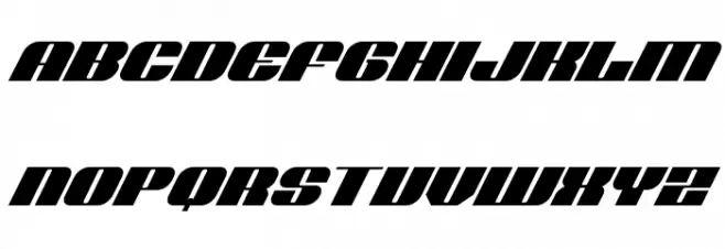 Nolo Contendre Super-Italic फ़ॉन्ट अपरकेस