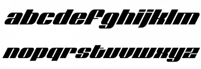 Nolo Contendre Super-Italic फ़ॉन्ट लोअरकेस