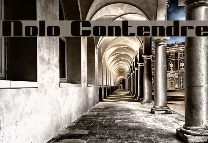Nolo Contendre Font examples