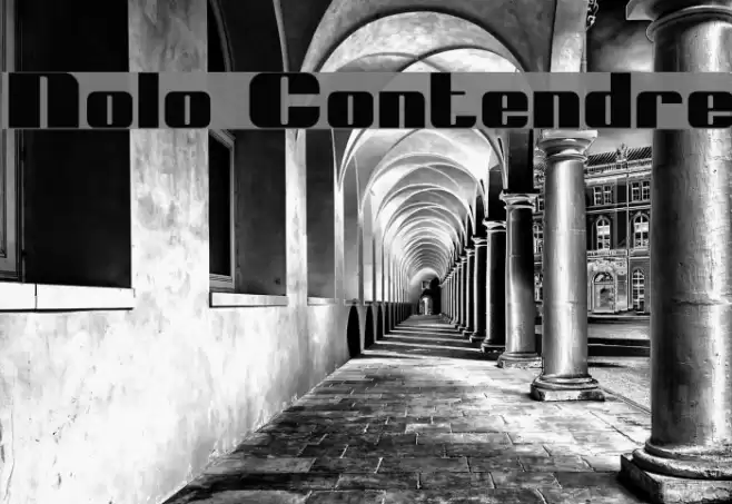 Nolo Contendre Fonte examples