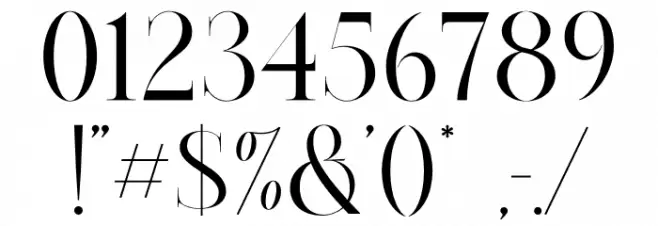 Nomark Font OTHER CHARS