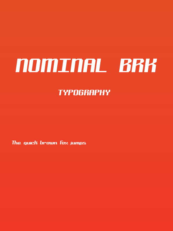 Nominal BRK Poster