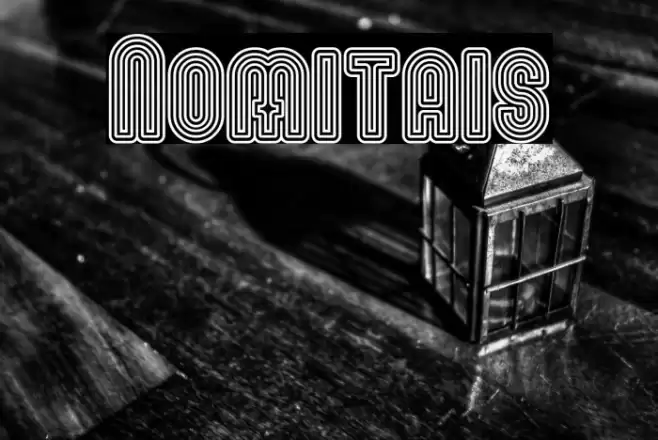 Nomitais Font examples