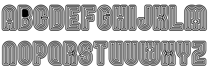 Nomitais Font LOWERCASE