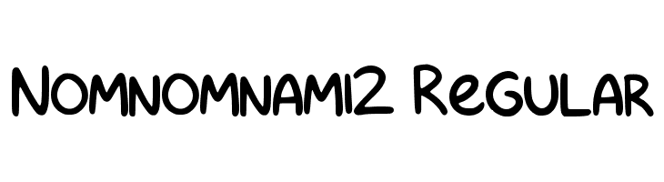 Nomnomnami2 Regular  font caratteri gratis