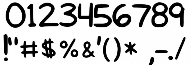 Nomnomnami2 Regular Polices AUTRES CHARS