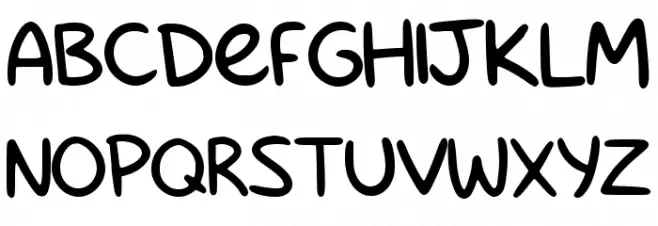 Nomnomnami2 Regular Polices MAJUSCULES