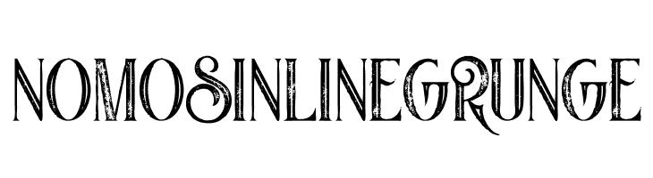 Nomos Inline Grunge  Free Fonts Download