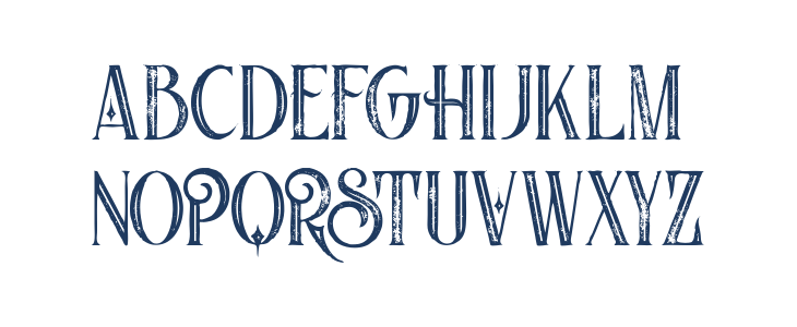 Nomos Inline Grunge Lowercase