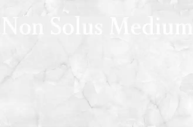 Non Solus Medium Example 2