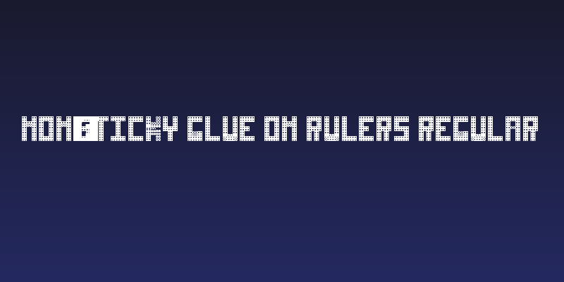 Non-sticky glue on rulers Regular Social Header