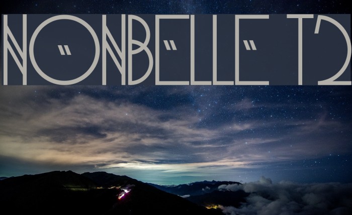 NonBelle T2 Example 3
