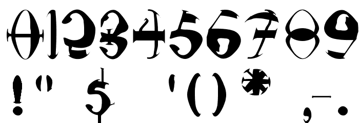 NonCommercial Font OTHER CHARS