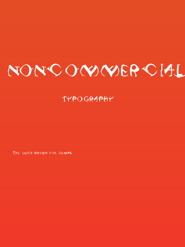 NonCommercial Poster