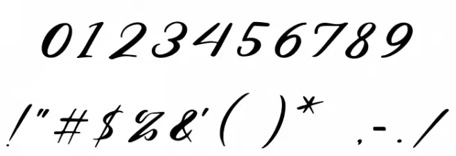 Nona Diana Font OTHER CHARS