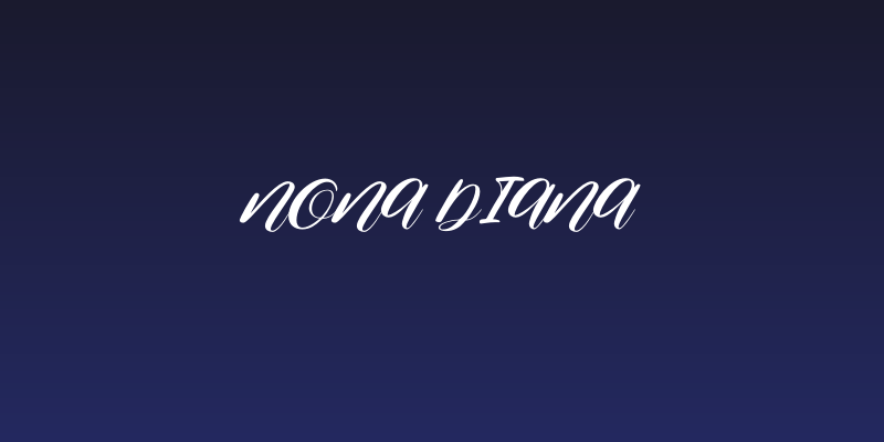 Nona Diana Social Header
