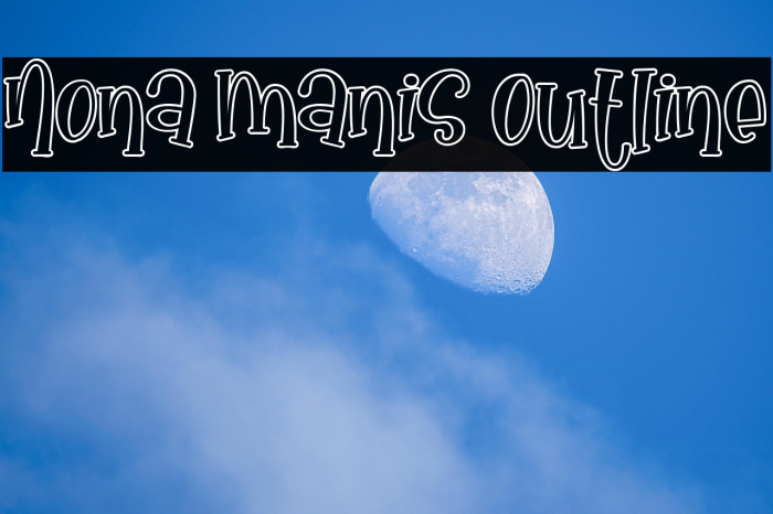 Nona Manis Outline Example 1