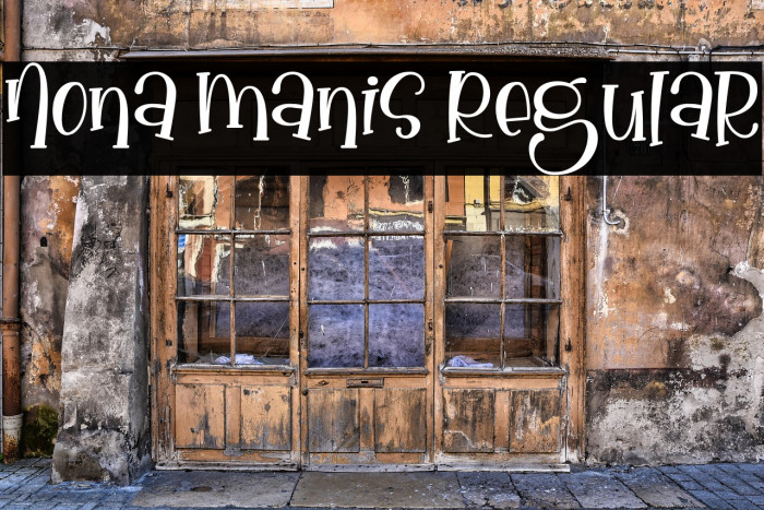 Nona Manis Regular Example 3