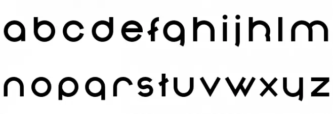 Nonchalance Bold フォント 大文字
