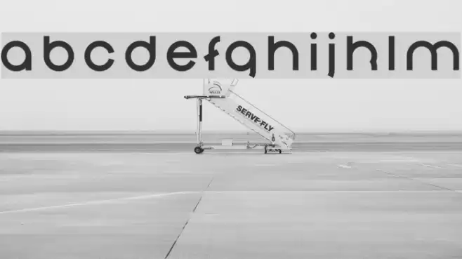 Nonchalance Bold Font examples