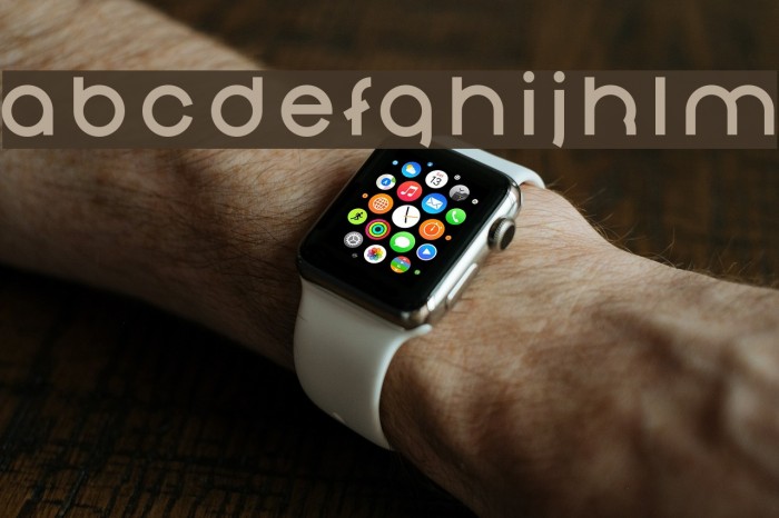Nonchalance Bold Font examples