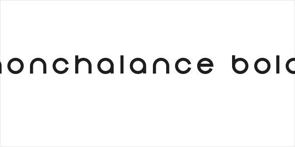 Nonchalance Bold Logo