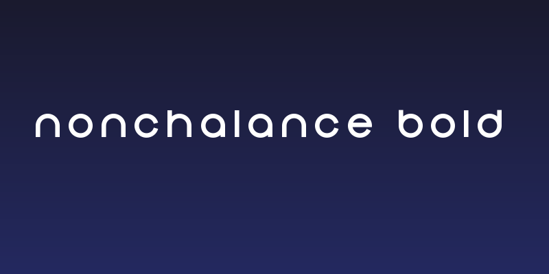 Nonchalance Bold Social Header