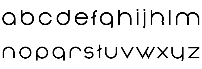 Nonchalance Medium Font LOWERCASE