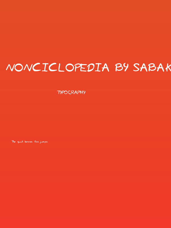 Nonciclopedia by Sabaku - small Poster