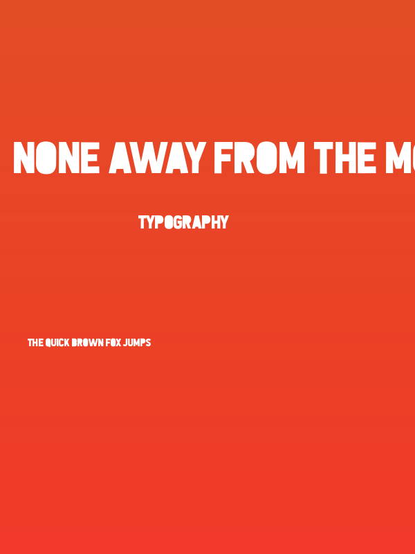 None Away from the Moon Poster