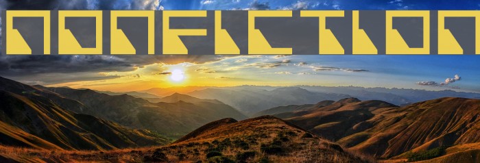 Nonfiction Font examples