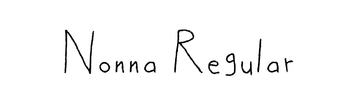 Nonna Regular  Frei Schriftart Herunterladen