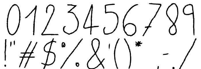 Nonna Regular Font OTHER CHARS
