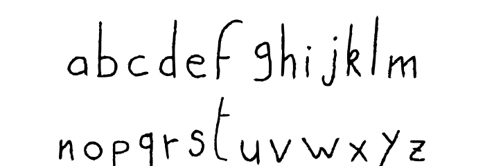 Nonna Regular Font LOWERCASE