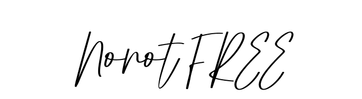 Nonot FREE  font caratteri gratis