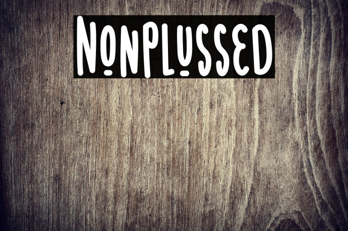 Nonplussed Example 1