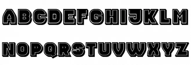 Nonsense Filled Regular Шрифта ВЕРХНИЙ