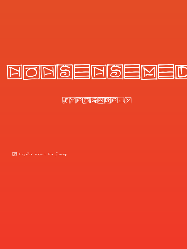 Nonsense-Medium Poster