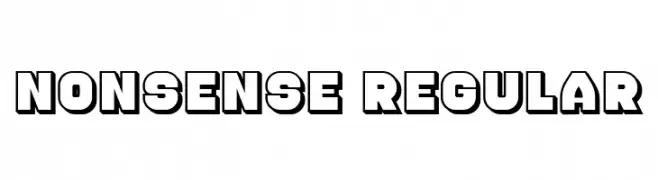 Nonsense Regular  Fuentes Gratis Descargar