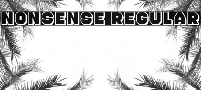 Nonsense Regular Example 1