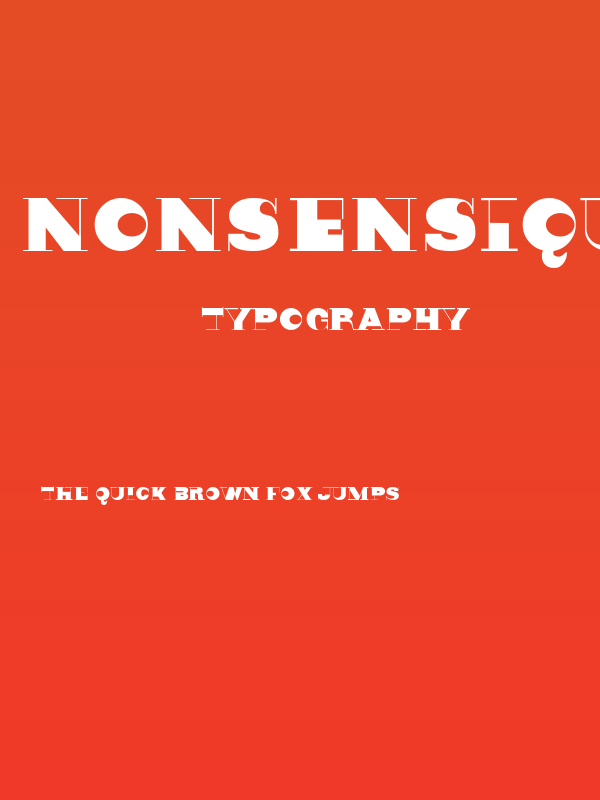 Nonsensiqua Poster