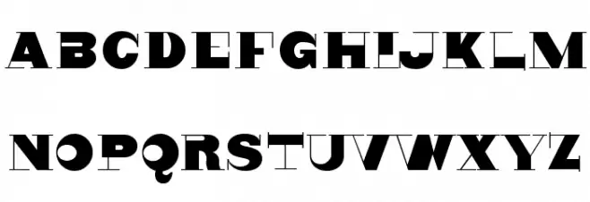 Nonsensiqua Schriftart Kleinbuchstaben
