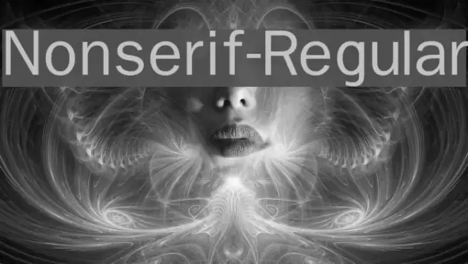 Nonserif-Regular  examples