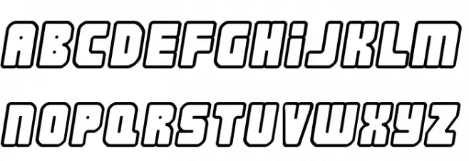 Nonstop italic Шрифта ВЕРХНИЙ