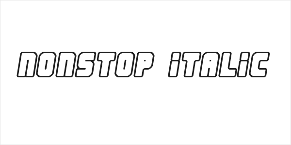 Nonstop italic Logo