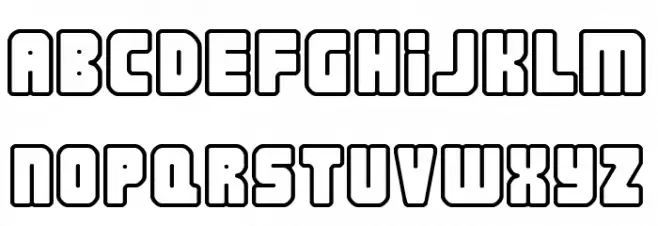 Nonstop Шрифта ВЕРХНИЙ